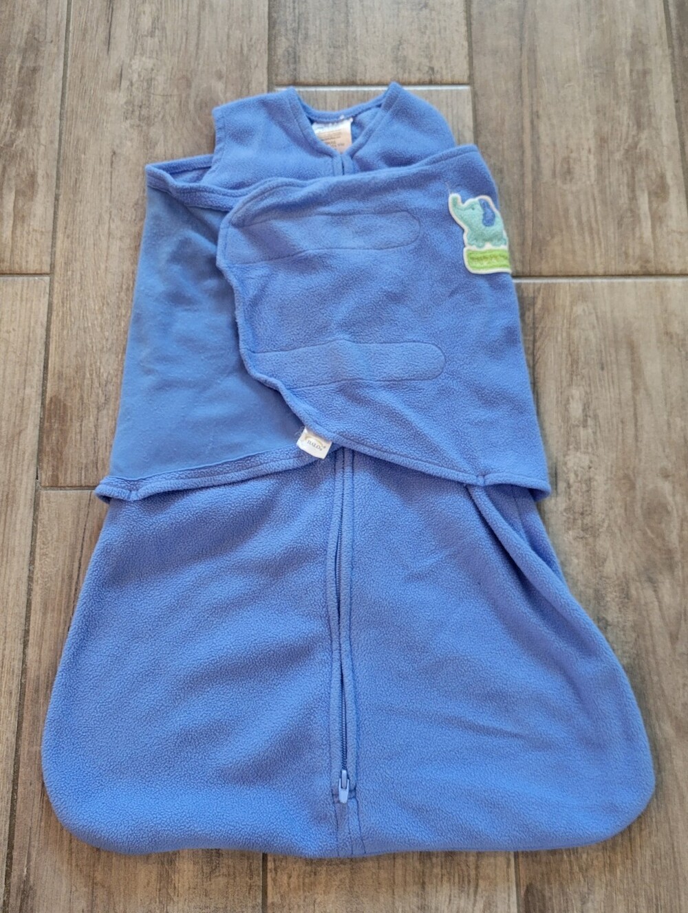 Halo Fleece Sleepsack Swaddle Blue Size Small 0-6 Months 13-18lbs